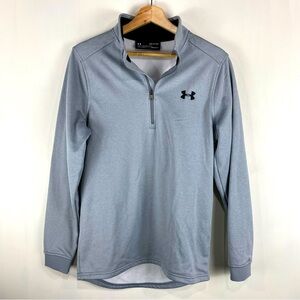 Under Armour: Men's‎ Quarter 1/4 Zip Up Pullover Shirt Jacket Gray Size Small